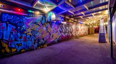 Scouty - Nightclub with Graffiti walls, alleyways, outside gardens and ...